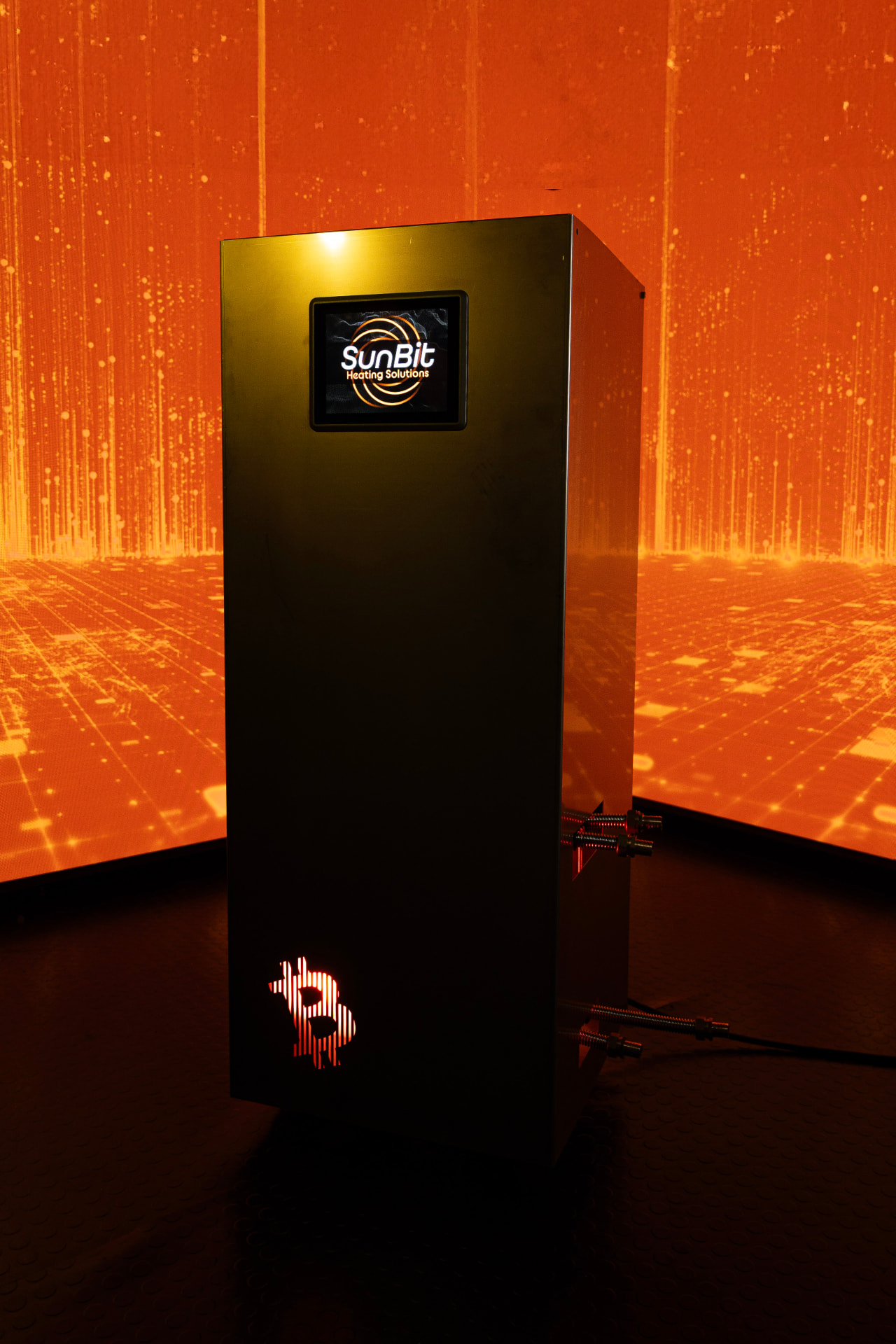 The Bitcoin Boiler heating unit
